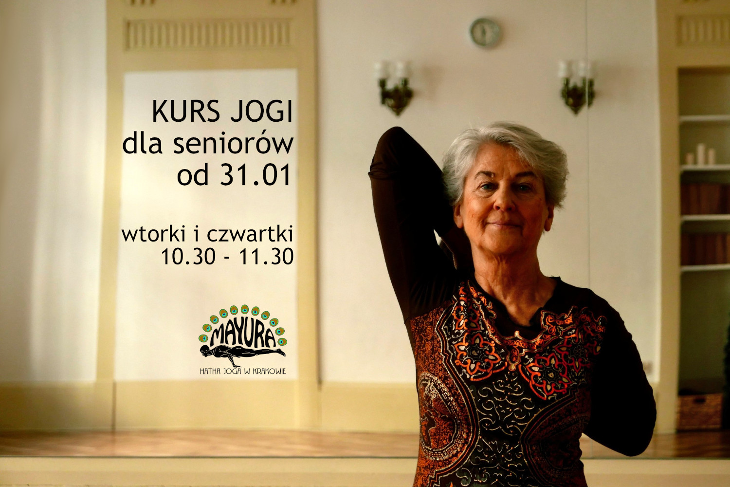 Kurs Jogi dla Seniorów  Joga w Krakowie - MAYURA